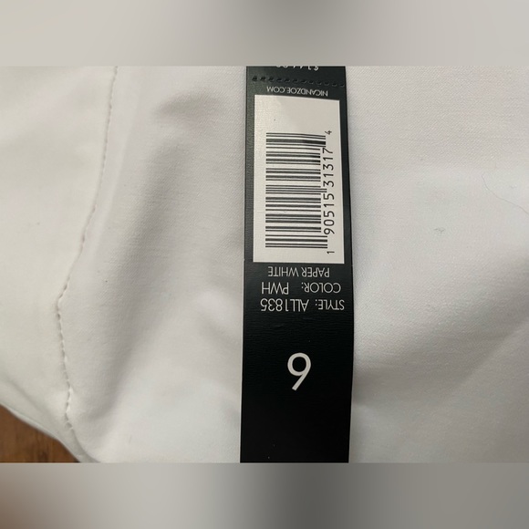 White STRAIGHT PANT - Picture 3 of 4